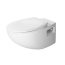 Duravit Duraplus Colomba Zestaw Toaleta WC 57,5x36 cm + deska zwykła biały 2547090000+0066300000 - zdjęcie 2