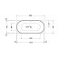Duravit DuraSenja Wanna wolnostojąca 160x75 cm biały alpin 700560000000000 - zdjęcie 3