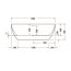 Duravit DuraSenja Wanna wolnostojąca 170x80 cm biały alpin 700561000000000 - zdjęcie 3