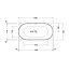 Duravit DuraSenja Wanna wolnostojąca 170x80 cm biały alpin 700561000000000 - zdjęcie 4