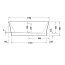Duravit DuraSenja Wanna wolnostojąca 170x80 cm przyścienna biały alpin 700582000000000 - zdjęcie 4
