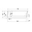 Duravit DuraSenja Wanna narożna 170x80 cm prawa biały alpin 700581000000000 - zdjęcie 4