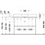 Duravit DuraSquare Umywalka meblowa 100x47 cm podwójna biały Alpin z powłoką WonderGliss 23531000431 - zdjęcie 9