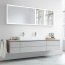 Duravit DuraSquare Umywalka meblowa 100x47 cm podwójna szlifowany spód biały Alpin z powłoką WonderGliss 23531000721 - zdjęcie 15