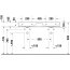 Duravit DuraSquare Umywalka meblowa 120x47 cm podwójna bez otworów na baterie biały Alpin z powłoką WonderGliss 23531200701 - zdjęcie 4