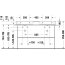 Duravit DuraSquare Umywalka meblowa 120x47 cm podwójna bez otworów na baterie biały Alpin z powłoką WonderGliss 23531200701 - zdjęcie 5
