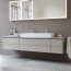 Duravit DuraSquare Umywalka meblowa 120x47 cm podwójna z 2 otworami na baterie szlifowany spód biały Alpin z powłoką WonderGliss 23531200711 - zdjęcie 2