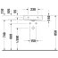 Duravit DuraSquare Umywalka meblowa 45x35 cm bez otworu na baterię szlifowany spód biały Alpin z powłoką WonderGliss 07324500791 - zdjęcie 3