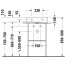 Duravit DuraSquare Umywalka meblowa 45x35 cm szlifowany spód biały Alpin z powłoką WonderGliss 07324500711 - zdjęcie 7