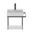 Duravit DuraSquare Umywalka meblowa 45x35 cm szlifowany spód biały Alpin z powłoką WonderGliss 07324500711 - zdjęcie 9