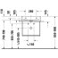 Duravit DuraSquare Umywalka meblowa 50x40 cm z otworem na baterię biała alpin 2356500041 - zdjęcie 4