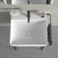 Duravit DuraSquare Umywalka meblowa 50x47 cm z otworem na baterię biały Alpin z powłoką WonderGliss 23535000411 - zdjęcie 12