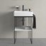 Duravit DuraSquare Umywalka meblowa 50x47 cm z otworem na baterię biały Alpin z powłoką WonderGliss 23535000411 - zdjęcie 13