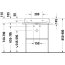Duravit DuraSquare Umywalka meblowa 60x40 cm z otworem na baterię biały Alpin 2356600071 - zdjęcie 8