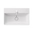 Duravit DuraSquare Umywalka meblowa 60x40 cm z otworem na baterię biały Alpin 2356600071 - zdjęcie 2