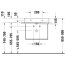 Duravit DuraSquare Umywalka meblowa 60x47 cm bez otworu na baterię szlifowany spód biały Alpin z powłoką WonderGliss 23536000791 - zdjęcie 7