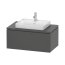 Duravit DuraSquare Umywalka nablatowa 60x47 cm z otworem na baterię biały Alpin z powłoką WonderGliss 23546000411 - zdjęcie 8