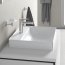Duravit DuraSquare Umywalka nablatowa 60x47 cm z otworem na baterię biały Alpin z powłoką WonderGliss 23546000411 - zdjęcie 12