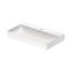 Duravit DuraSquare Umywalka meblowa 80x47 cm z otworem na baterię szlifowany spód biały Alpin 2353800071 - zdjęcie 1