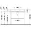 Duravit DuraSquare Umywalka meblowa 80x47 cm z otworem na baterię szlifowany spód biały Alpin 2353800071 - zdjęcie 7