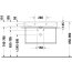 Duravit DuraSquare Umywalka meblowa 80x47 cm z otworem na baterię szlifowany spód biały Alpin 2353800071 - zdjęcie 8