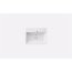 Duravit DuraSquare Umywalka nablatowa 60x47 cm z otworem na baterię, biała 2353600071 - zdjęcie 11