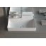 Duravit DuraSquare Umywalka nablatowa 60x47 cm bez otworów na baterię, biała 2354600070 - zdjęcie 2
