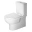 Duravit Durastyle Basic Spłuczka WC kompaktowa 39x17 cm 4,5/3 l Dual Flush doprowadzenie dolne lewe, biała 0941100085 - zdjęcie 2