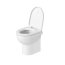 Duravit DuraStyle Basic Zestaw Toaleta WC stojąca 48x37 cm krótka bez kołnierza + deska wolnoopadajaca biały alpin 41840900A1 - zdjęcie 2
