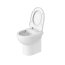 Duravit DuraStyle Basic Zestaw Toaleta WC stojąca 48x37 cm krótka bez kołnierza + deska wolnoopadajaca biały alpin 41840900A1 - zdjęcie 1