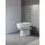 Duravit DuraStyle Basic Zestaw Toaleta WC stojąca 48x37 cm krótka bez kołnierza + deska wolnoopadajaca biały alpin 41840900A1 - zdjęcie 24