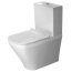 Duravit DuraStyle Miska WC stojąca 37x63 cm, lejowa, biała z powłoką WonderGliss 21550900001 - zdjęcie 1
