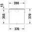 Duravit DuraStyle Spłuczka WC 6/3 l biała z powłoką WonderGliss 09350000051 - zdjęcie 2