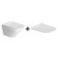 Duravit DuraStyle Zestaw Toaleta WC podwieszana 54x37 cm Rimless bez kołnierza z deską sedesową wolnoopadającą biały 45510900A1 (2551090000+006379000) - zdjęcie 1
