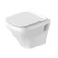 Duravit DuraStyle Zestaw Toaleta WC 48x37 cm krótka bez kołnierza + deska wolnoopadająca biały alpin 45710900A1 - zdjęcie 1