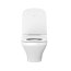 Duravit DuraStyle Zestaw Toaleta WC 48x37 cm krótka bez kołnierza + deska wolnoopadająca biały alpin 45710900A1 - zdjęcie 7