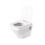 Duravit DuraStyle Zestaw Toaleta WC 48x37 cm krótka bez kołnierza + deska wolnoopadająca biały alpin 45710900A1 - zdjęcie 2