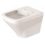 Duravit DuraStyle Zestaw Toaleta WC bez kołnierza z powłoką + deska wolnoopadająca biały Alpin 45510900A11 - zdjęcie 2