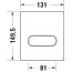 Duravit DuraSystem Przycisk do pisuaru złoto polerowane WD5004341000 - zdjęcie 2