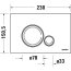 Duravit DuraSystem Przycisk WC chrom WD5010021000 - zdjęcie 2