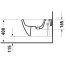 Duravit Happy D.2 Bidet wiszący antracyt mat z powłoką WonderGliss 22581513001 - zdjęcie 4