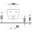 Duravit Happy D.2 Bidet wiszący antracyt mat z powłoką WonderGliss 22581513001 - zdjęcie 3