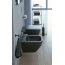 Duravit Happy D.2 Toaleta WC podwieszana 54x36,5 bez kołnierza + deska wolnoopadająca antracyt mat 2222098900+0064591300 - zdjęcie 14