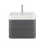 Duravit Happy D.2 Umywalka meblowa 60x50,5 cm szlifowany spód biały Alpin z powłoką WonderGliss 23186000271 - zdjęcie 6