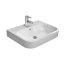 Duravit Happy D.2 Umywalka nablatowa 60x46 cm z jednym otworem na baterię z przelewem biała z powłoką WonderGliss 23156000001 - zdjęcie 1