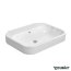 Duravit Happy D.2 Umywalka wisząca 60x47,5 cm, bez otworu na baterię, z przelewem, biała 2316600060 - zdjęcie 1