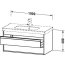 Duravit Ketho Szafka podumywalkowa 100x45,5x48 cm dekor biały mat KT664801818 - zdjęcie 3