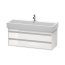 Duravit Ketho Szafka podumywalkowa 115x44x48 cm dekor biały wysoki połysk KT663902222 - zdjęcie 1