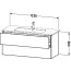 Duravit L-Cube Szafka podumywalkowa 122x48,1x55 cm dekor biały wysoki połysk LC624302222 - zdjęcie 3