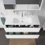 Duravit L-Cube Szafka podumywalkowa 122x48,1x55 cm dekor biały wysoki połysk LC624302222 - zdjęcie 9